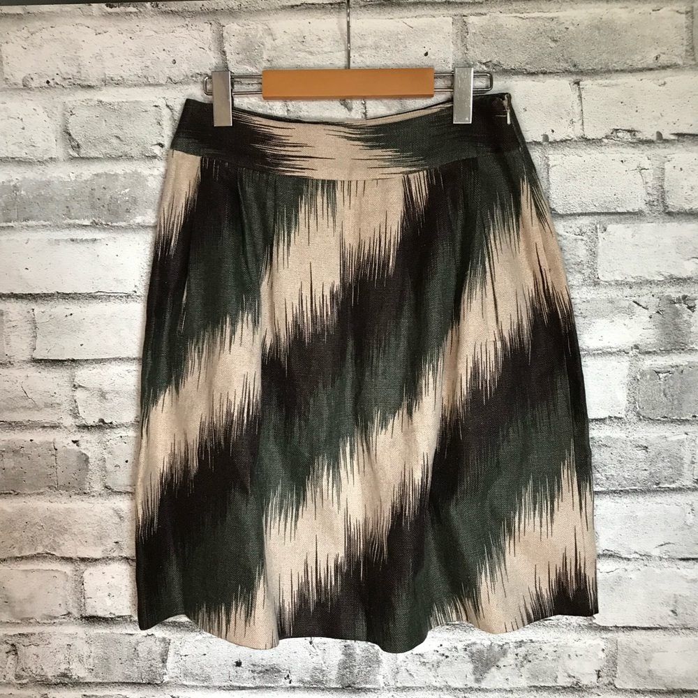 NWT Michael Kors 100% Linen A-Line Skirt